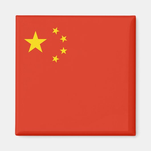 中国国旗 (中国) マグネット (正面)