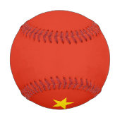 中国国旗 (中国) 野球ボール (裏面)