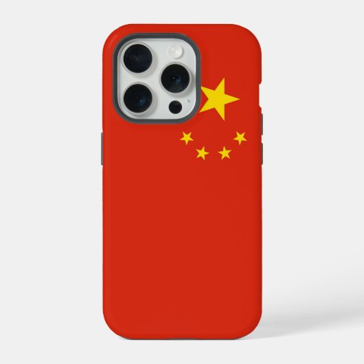 中国国旗 Apple iPhone 15 Pro Case-Mate iPhoneケース (裏面)