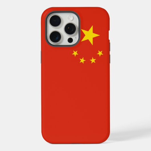 中国国旗 Apple iPhone 15 Pro Max ケース (裏面)