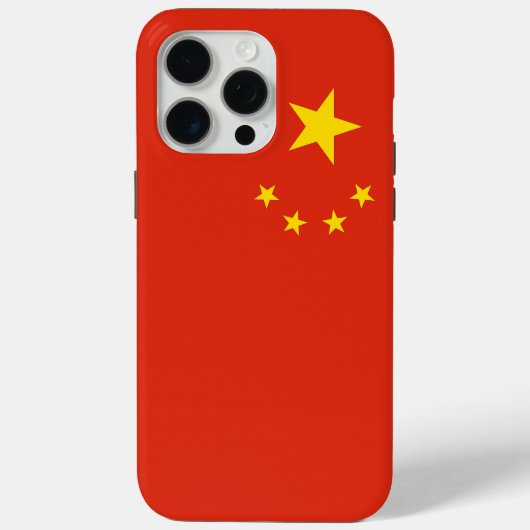 中国国旗 Apple iPhone 15 Pro Max ケース Case-Mate iPhoneケース (裏面)