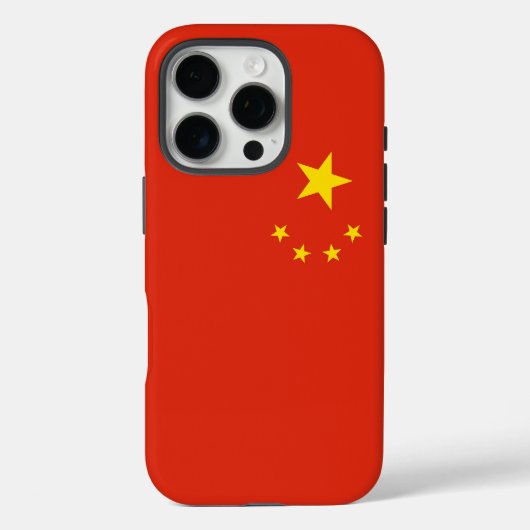 中国国旗iPhone 16 Pro Case-Mate iPhoneケース (裏面)