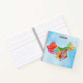 中国地図 ノートブック (内部)