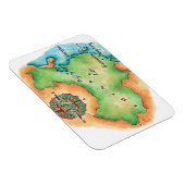 中国地図 マグネット (右側)