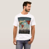 中国地政学的な台頭オン・ザ・ワールドステージ Tシャツ (正面フル)