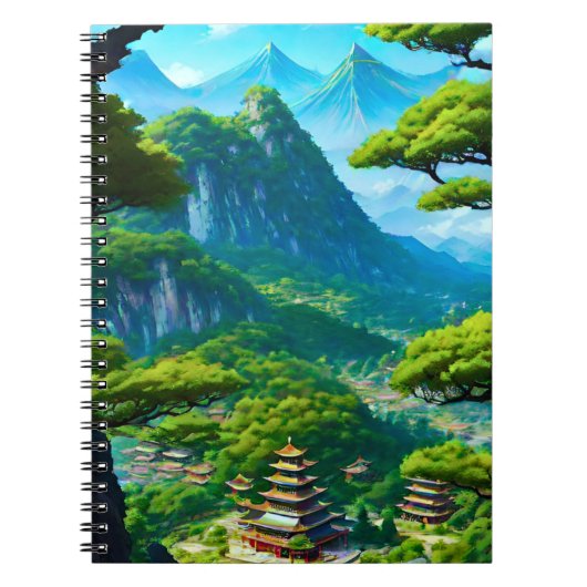 中国宮殿の谷 ノートブック (正面)
