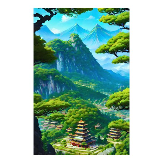 中国宮殿の谷 フォトプリント            (正面)