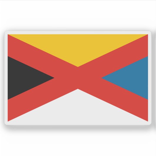 中国帝国国旗（1915年～1916年） シール (正面)