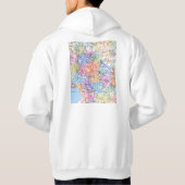 中国常州市地図 パーカ (裏面)