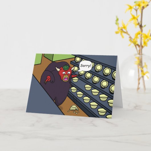 中国店 カード (黄色い花)