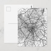 中国成都地図 ポストカード (正面/裏面)
