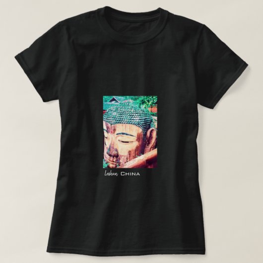 中国旅行楽山大仏 Tシャツ (デザイン正面)