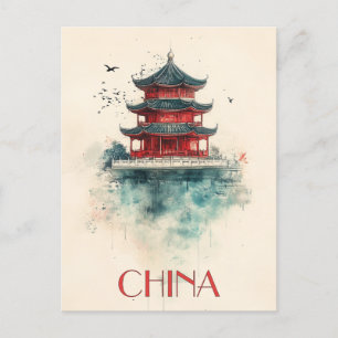 中国旅行 ポストカード