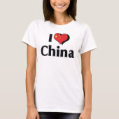 中国旗が大好き Tシャツ (正面)