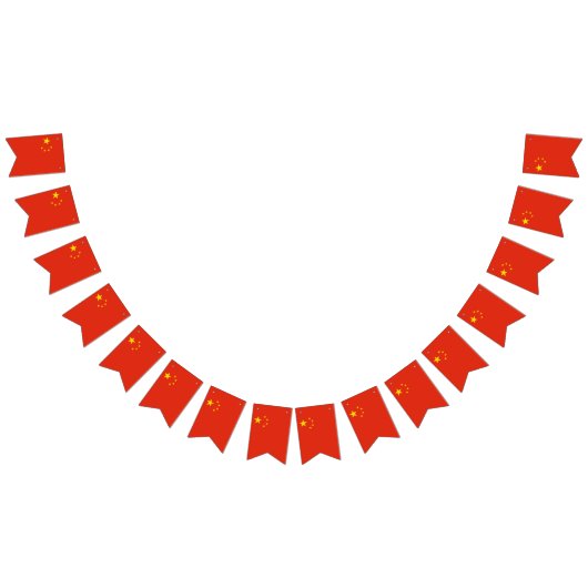 中国旗のバンティングバナー バンティングフラッグ (全)