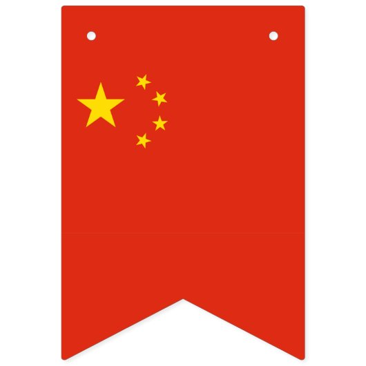 中国旗のバンティングバナー バンティングフラッグ (第1の旗)