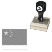 中国旗ウッドアートスタンプ ラバースタンプ (押印)