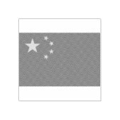 中国旗ウッドアートスタンプ ラバースタンプ (インプリント)