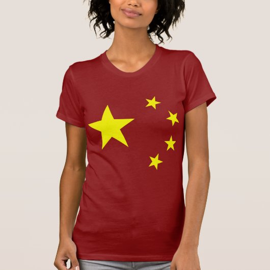 中国旗星 Tシャツ (正面)