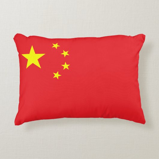 中国旗 アクセントクッション (正面)