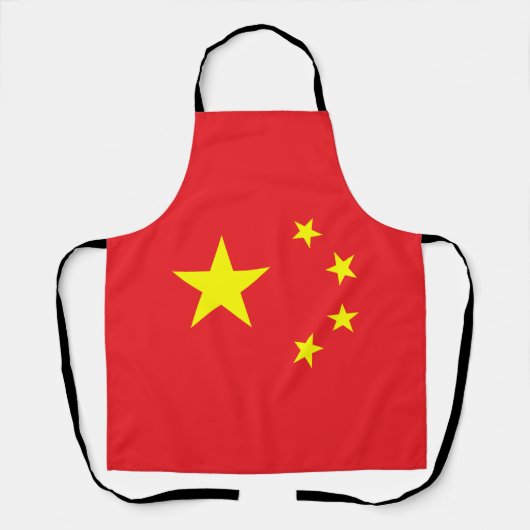 中国旗 エプロン (正面)