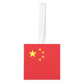 中国旗 キューブオーナメント (正面)