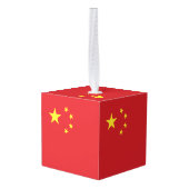 中国旗 キューブオーナメント (裏面アングル)