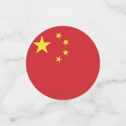 中国旗 コンフェッティ (スモール正面)