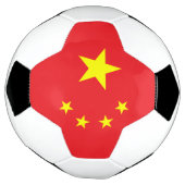 中国旗 サッカーボール (回転)