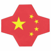 中国旗 サッカーボール (フラット)