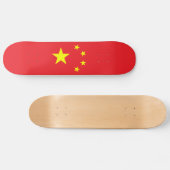 中国旗 スケートボード (横)