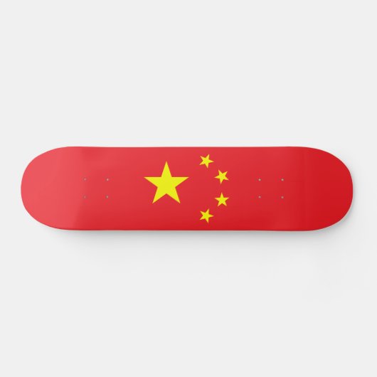 中国旗 スケートボード (横)
