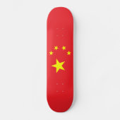 中国旗 スケートボード (正面)