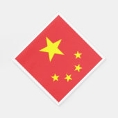 中国旗 スタンダードランチョンナプキン (角)