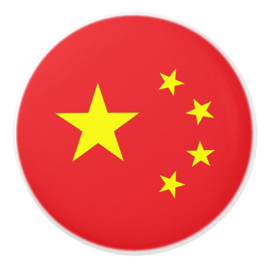 中国旗 セラミックノブ (正面)