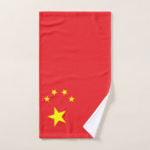 中国旗 バスタオルセット (ハンドタオル)