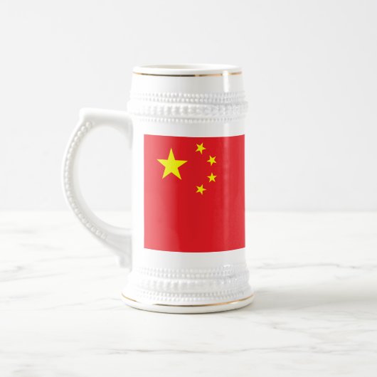 中国旗 ビールジョッキ (左)