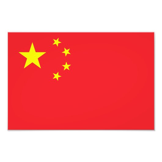 中国旗 フォトプリント            (正面)