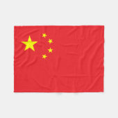 中国旗 フリースブランケット (正面(横))