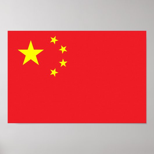 中国旗 ポスター (正面)