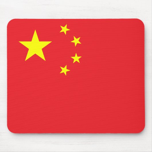 中国旗 マウスパッド (正面)