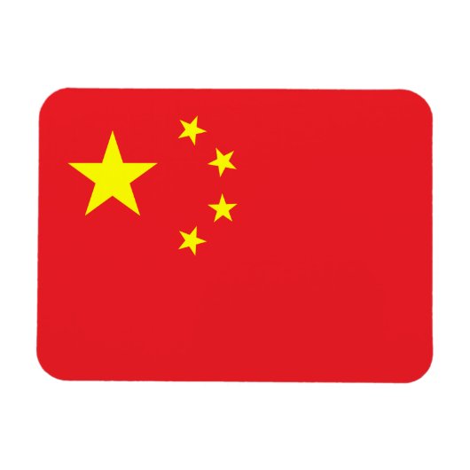 中国旗 マグネット (横)