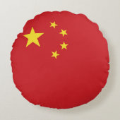 中国旗 ラウンドクッション (正面)