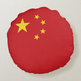 中国旗 ラウンドクッション