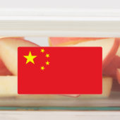 中国旗 ラベル (貼付)