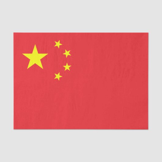 中国旗 薄葉紙 (正面)
