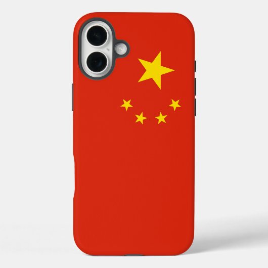 中国旗 Apple iPhone 16 Plus Mate Case-Mate iPhoneケース (裏面)