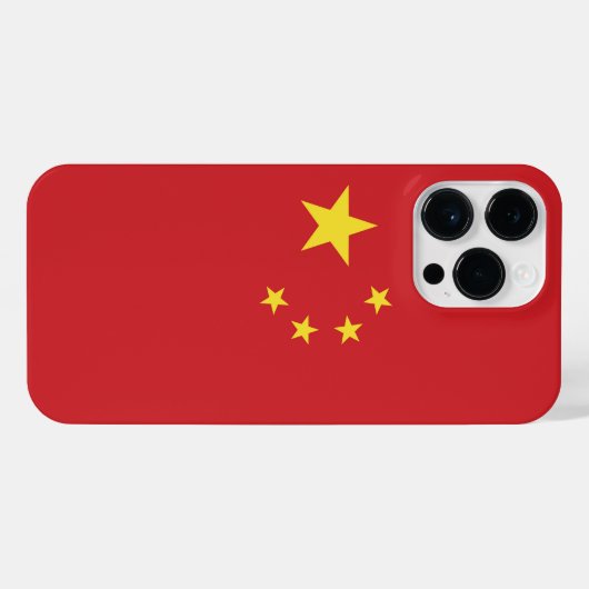 中国旗 iPhoneケース (裏面横)