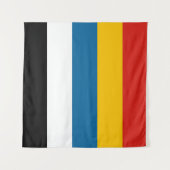 中国旧国旗の国のシンボル満州国の歴史 タペストリー (正面(横))