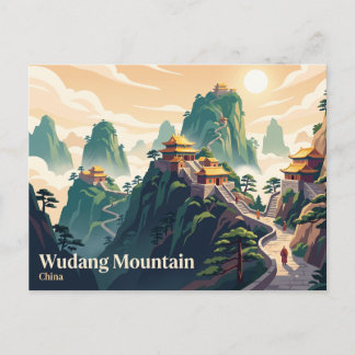 中国武当山 ポストカード